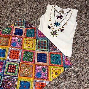 David Meister knit top